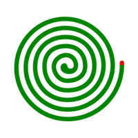 Simple mosquito coil