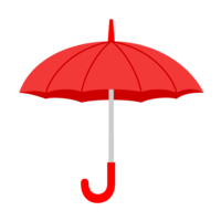 大きな赤い傘
