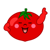 Number one tomato character