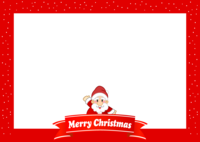 Santa Claus's Merry Christmas frame