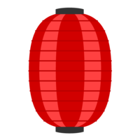 Long red lantern