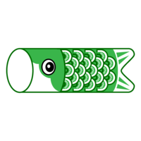 緑の子鯉