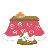 Cat and Kotatsu