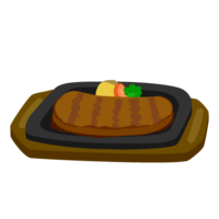 鉄板焼きステーキ