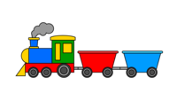 おもちゃの汽車(3両)