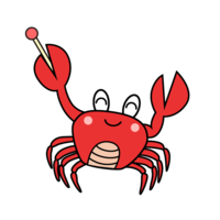 Crab character to explain