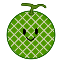 Cute melon character