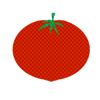 西红柿(方格图案)
