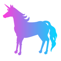 Gradient unicorn