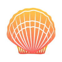 Seashell silhouette