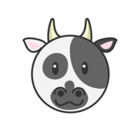 Cute cow face