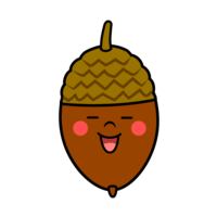 Acorn character such as satisfaction