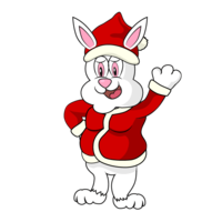 Rabbit Santa Claus