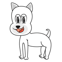 White dog character