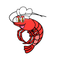 Cook shrimp character