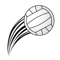 Served volleyball