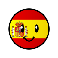 Cute Spanish flag character