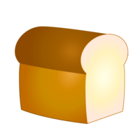 シンプルな山型食パン