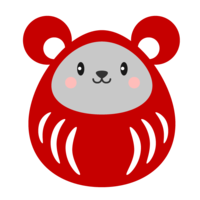 Mouse Zodiac Daruma