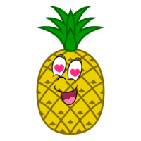 Love love pineapple character
