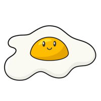 Cute yolk character