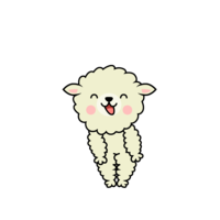 Singing sheep character