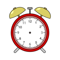Simple alarm clock dial