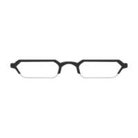 六角フレームのメガネ