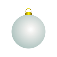 White Christmas ornament