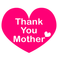 Heart Thank-You-Mother