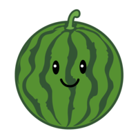 Cute watermelon character