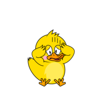 Depressed duck character