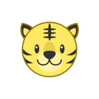 Cute tiger face