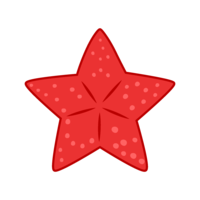 Red starfish