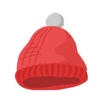 Red knit hat