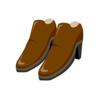 Brown short boots