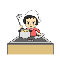 Girl cooking