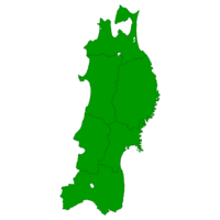 Tohoku region map