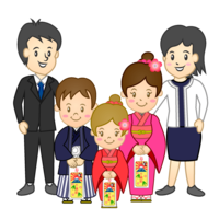 Shichigosan, a family of five