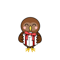 Owl character to give as a gift