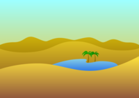 Desert oasis