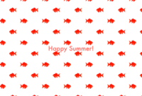 Goldfish pattern summer greetings