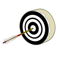 Target and arrow