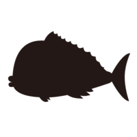 Sea bream silhouette