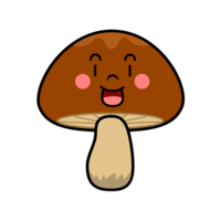 びっくりするきのこキャラ