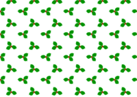 Holly pattern wallpaper