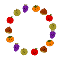 Autumn fruit character