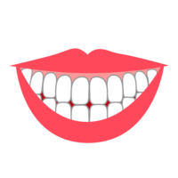 笑顔の口の歯