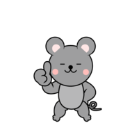 Like! Mouse character to do