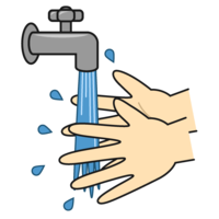 Hand wash of water supply
